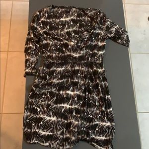 Black and white dress